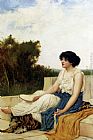Famous Muse Paintings - A Seated Muse